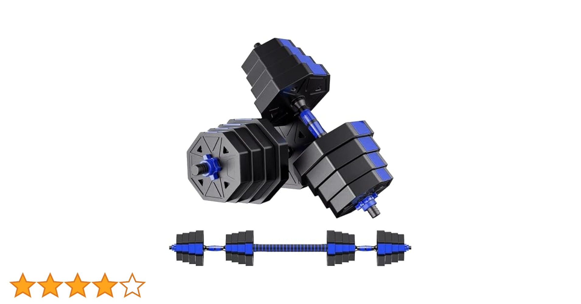 Amazon | 【ダンベル 可変式 3in1】10kg 20kg 30kg 40kg 2個